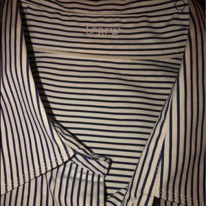 Stripped Jcrew button down shirt